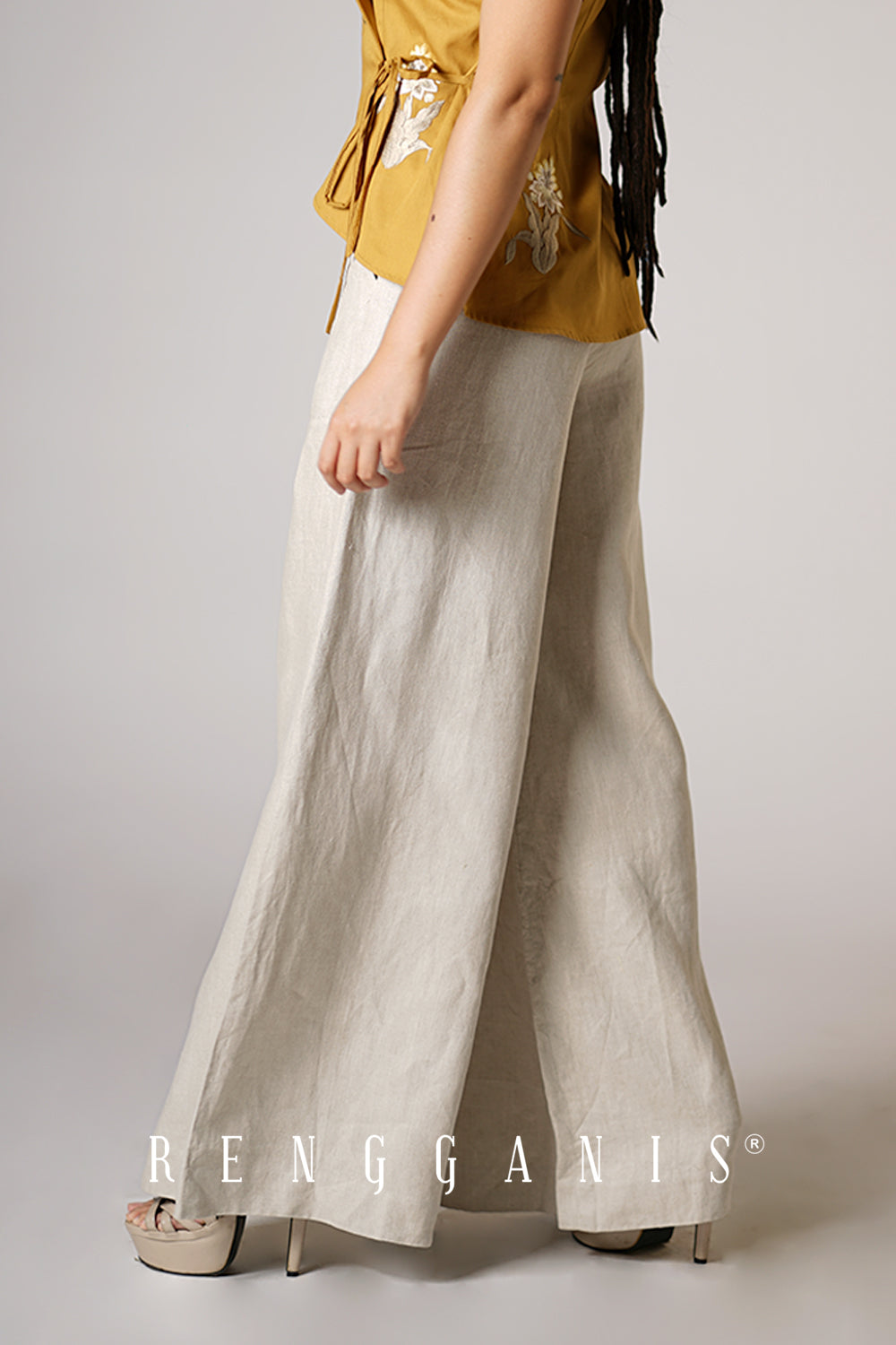 Linen Palazzo Pants