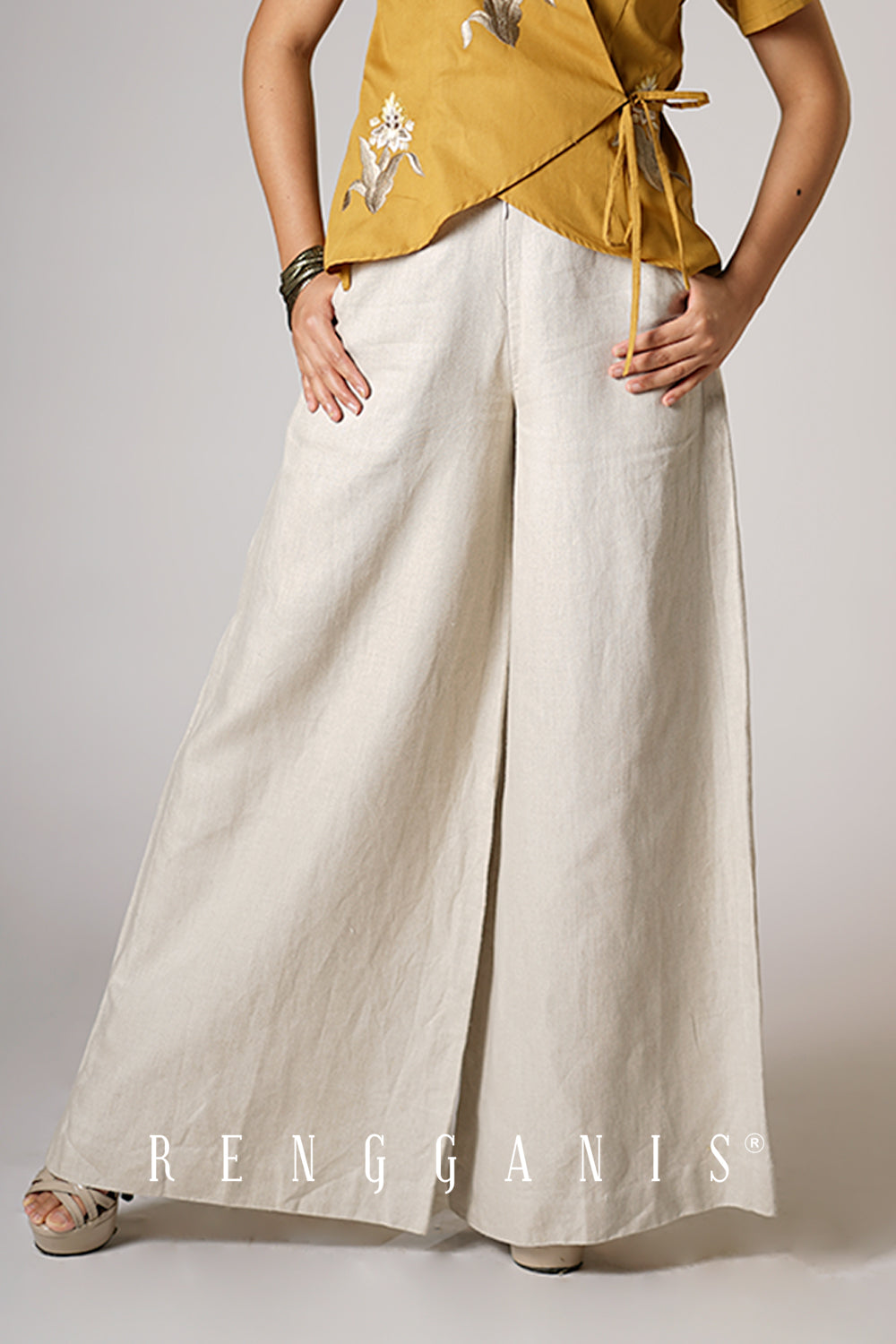 Linen Palazzo Pants