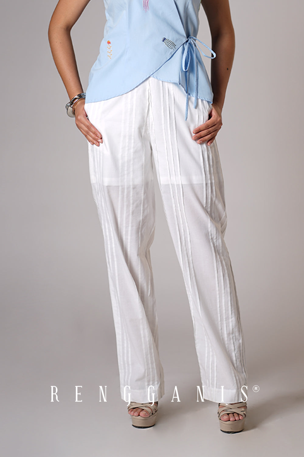Pintuck Pants