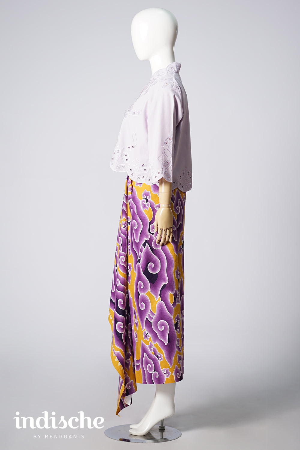 Kawung Bolero in Lilac