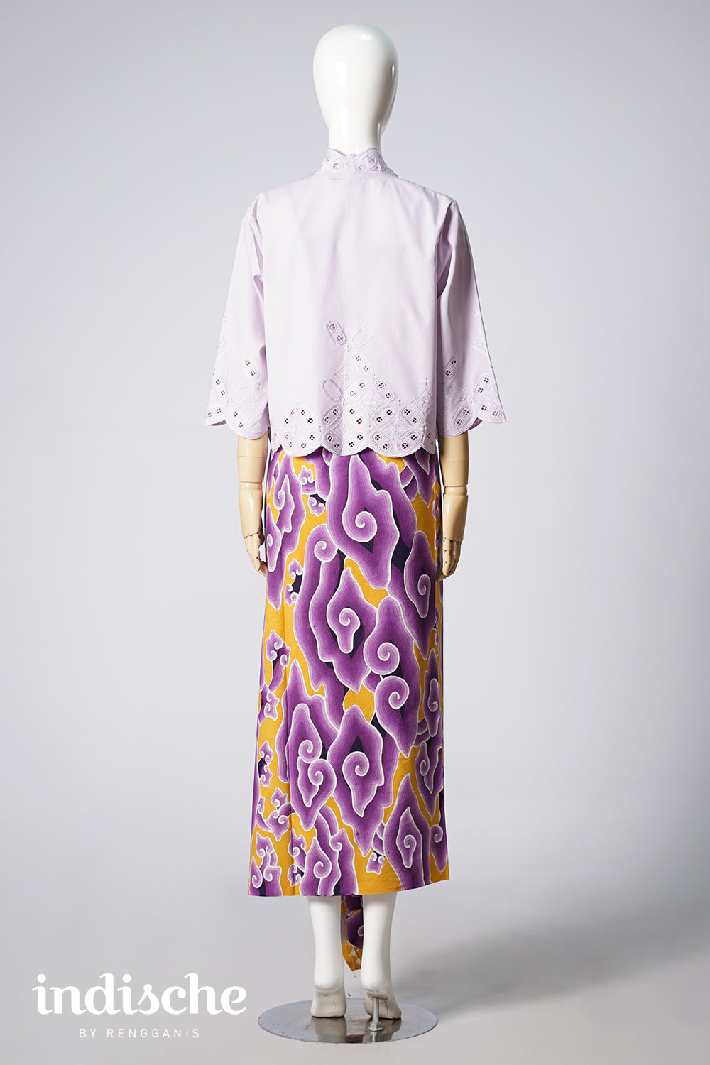 Kawung Bolero in Lilac