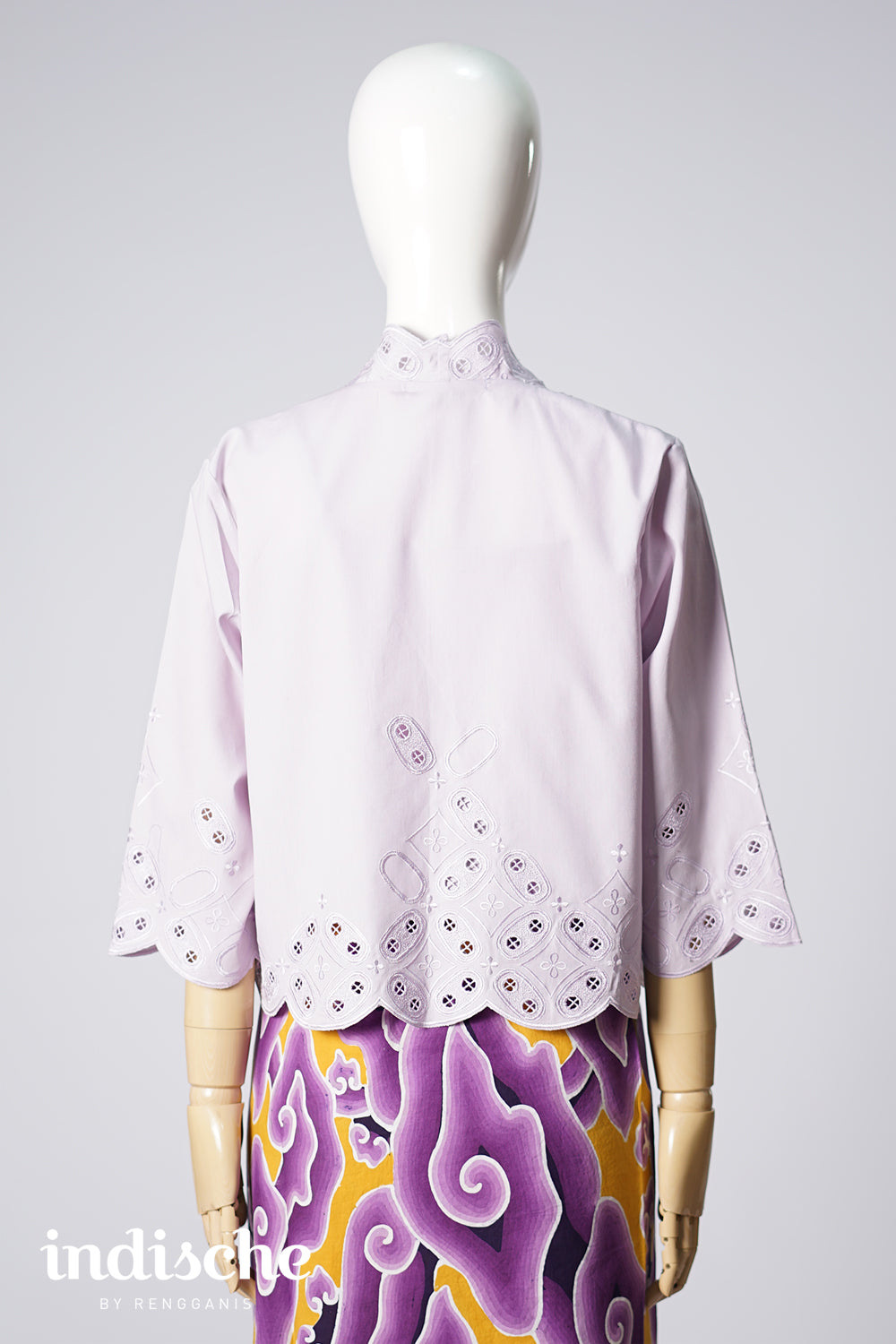Kawung Bolero in Lilac
