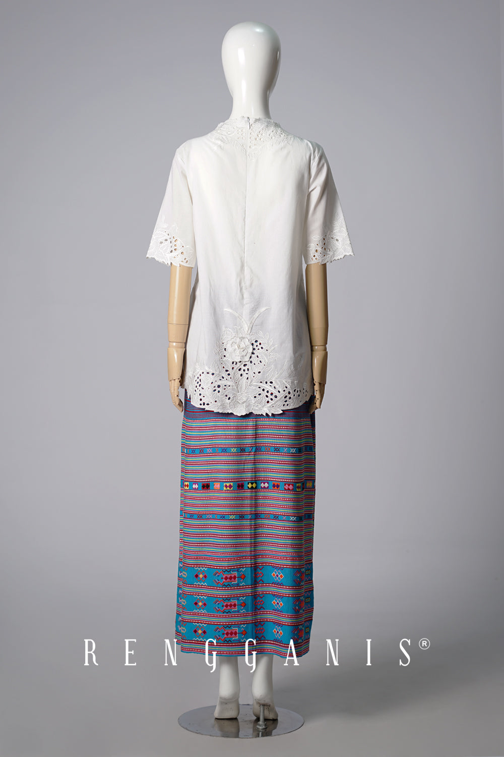 Gendis with 1/2 Sleeves in Broken White
