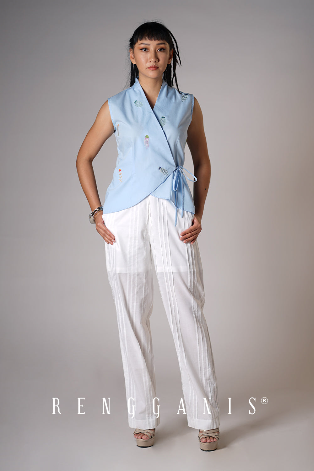 Jellyfish Wrap Top