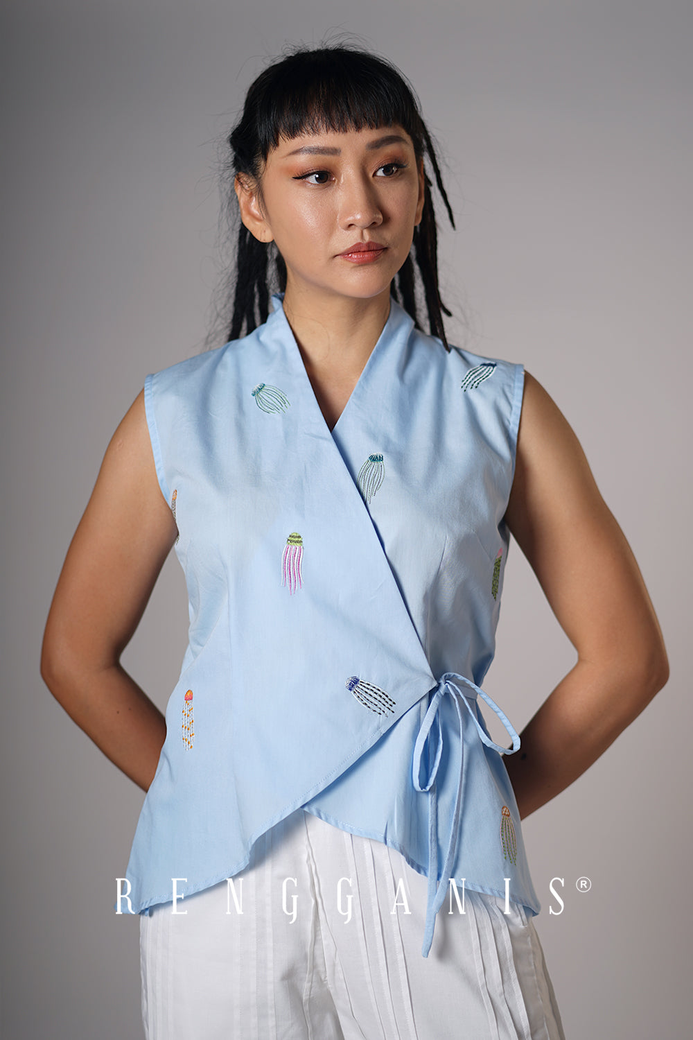 Jellyfish Wrap Top