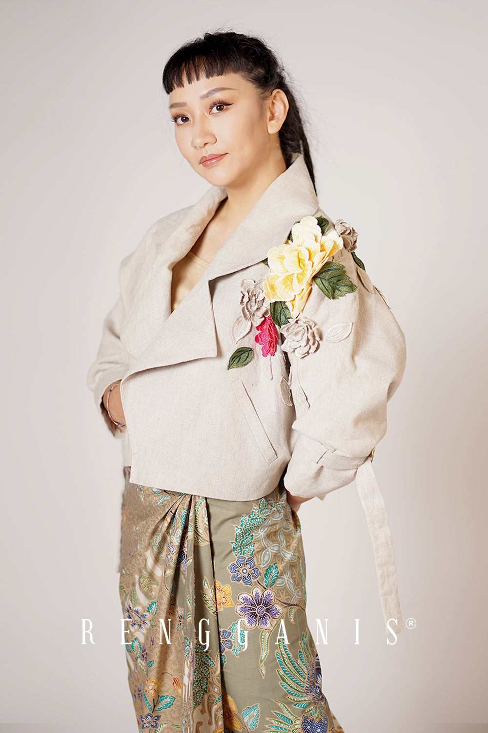 Little Garden Cropped Jacket