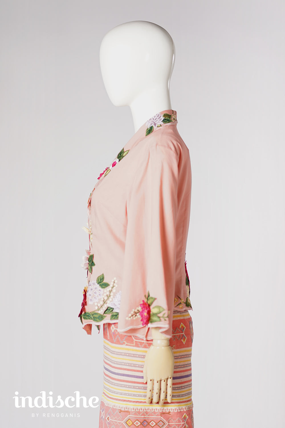 Wild Garden Kebaya in Kimono Sleeves