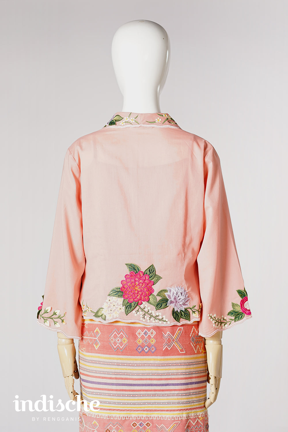 Wild Garden Kebaya in Kimono Sleeves