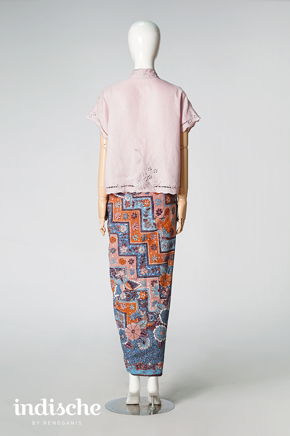 Dahlia Oversized Kebaya in Dusty Pink