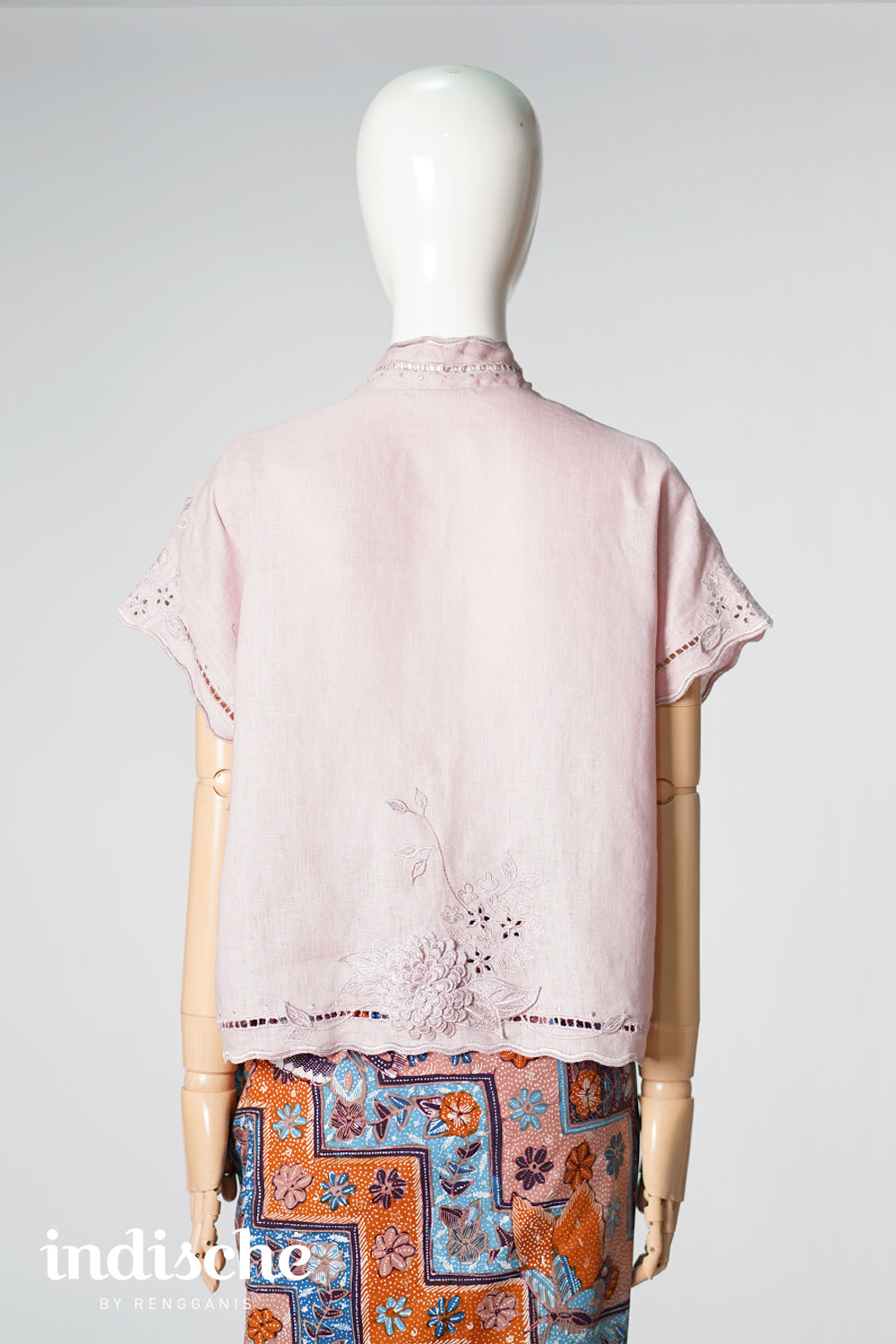 Dahlia Oversized Kebaya in Dusty Pink