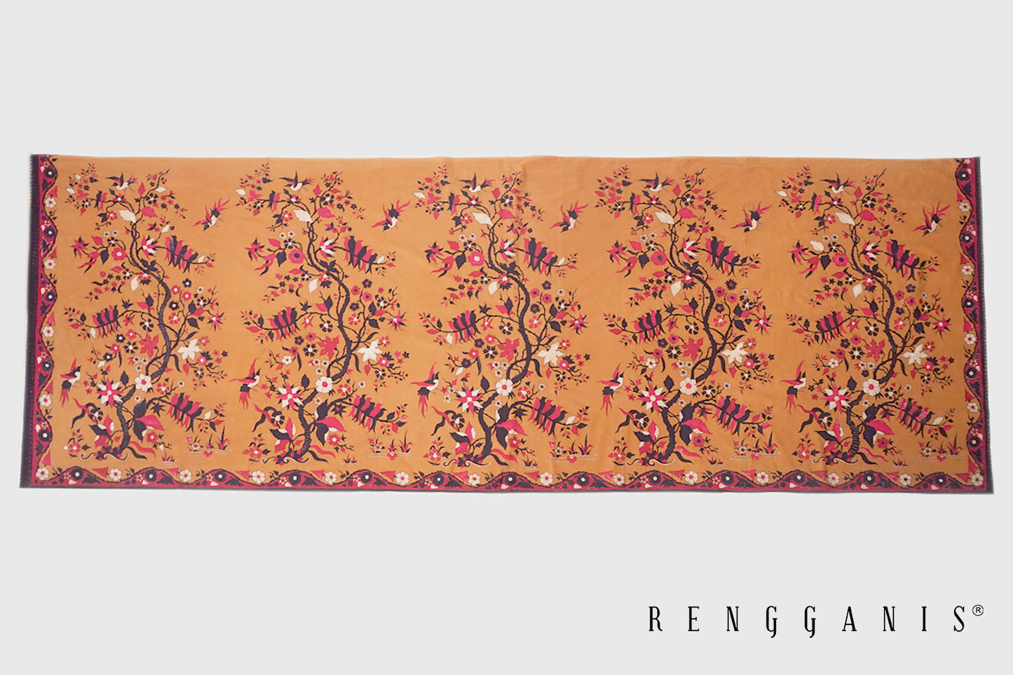 Handdrawn Batik Tulis Cirebon motif Burung Renteng