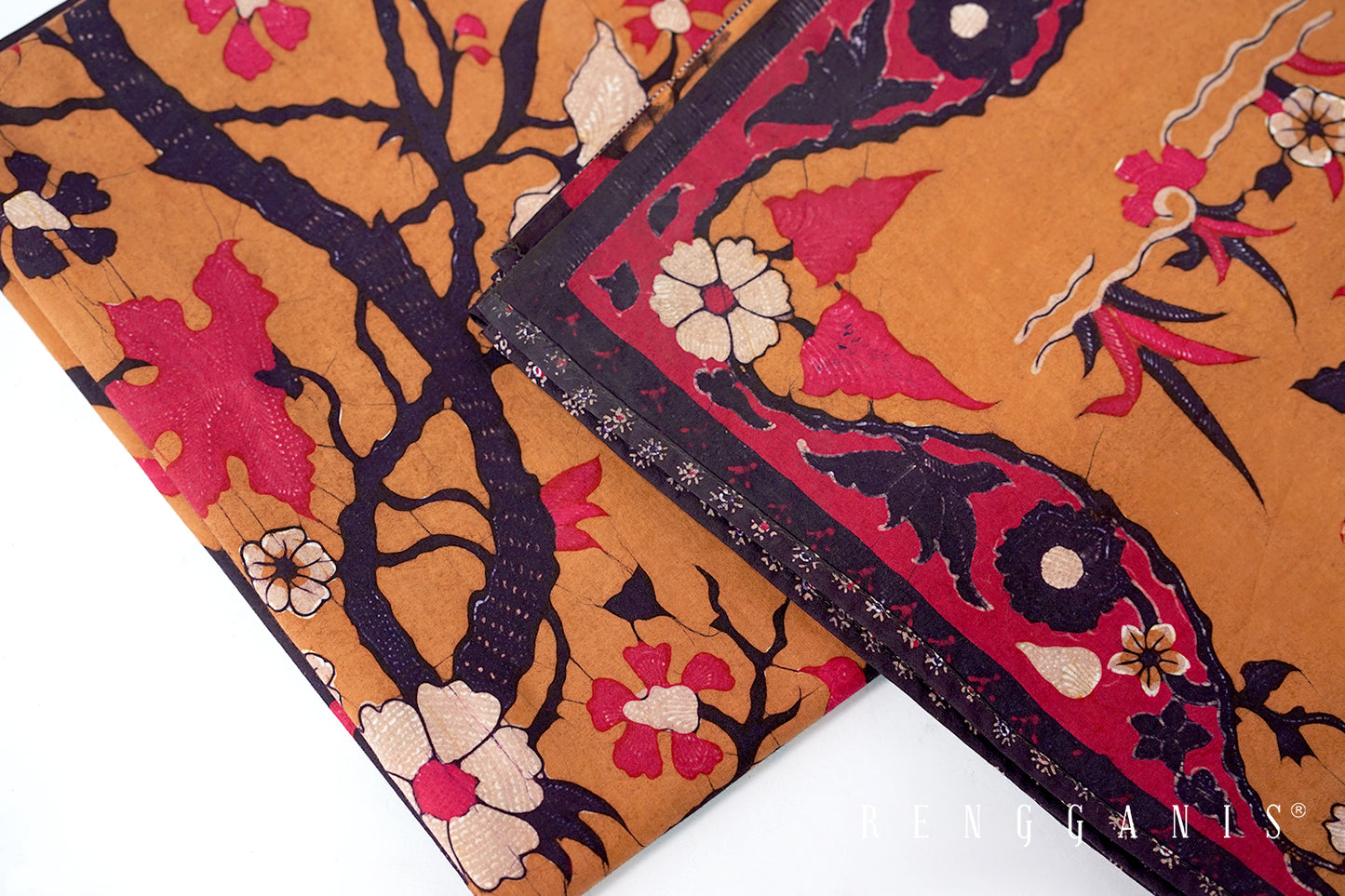 Handdrawn Batik Tulis Cirebon motif Burung Renteng