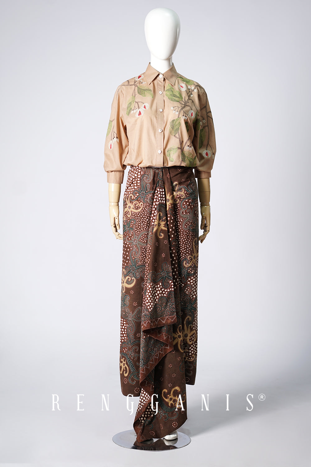 Pala Shirt in Taupe Brown