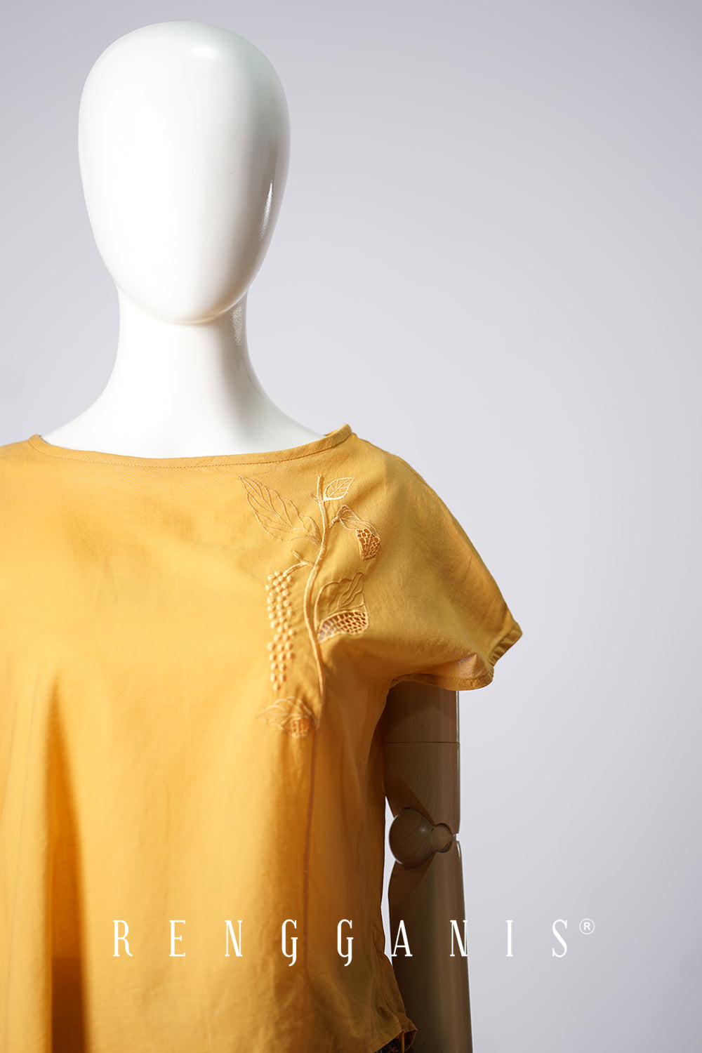 Lada Asymmetrical Top in Light Yellow