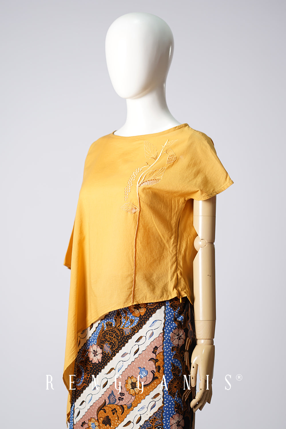 Lada Asymmetrical Top in Light Yellow