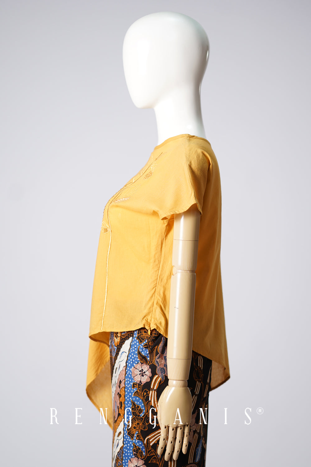 Lada Asymmetrical Top in Light Yellow
