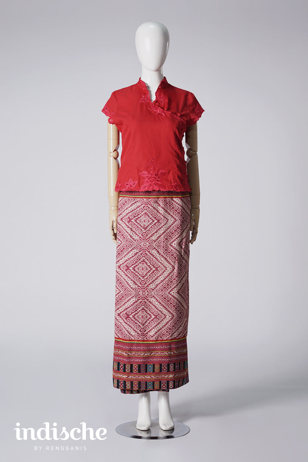 Kebaya Cheongsam in Red