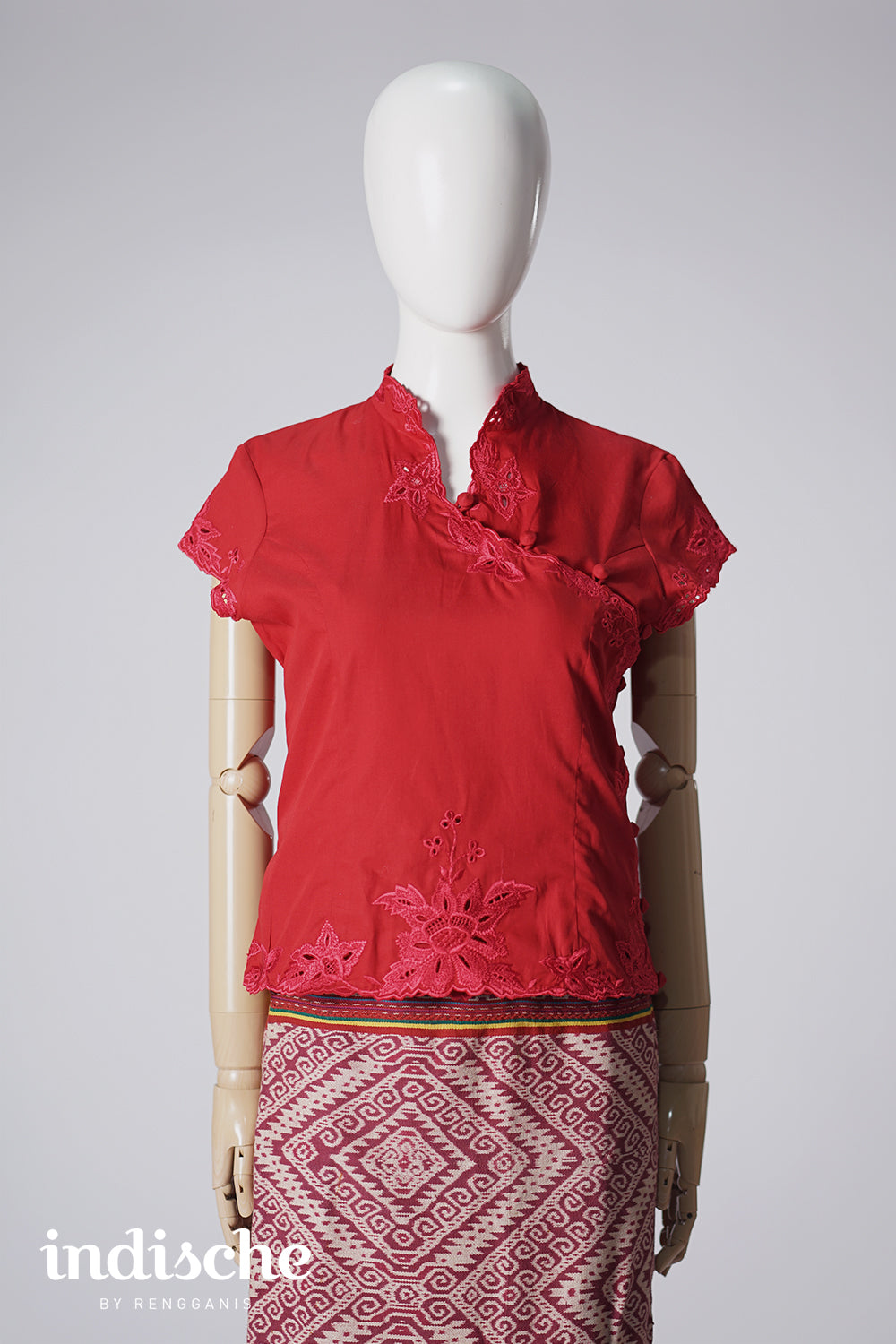 Kebaya Cheongsam in Red