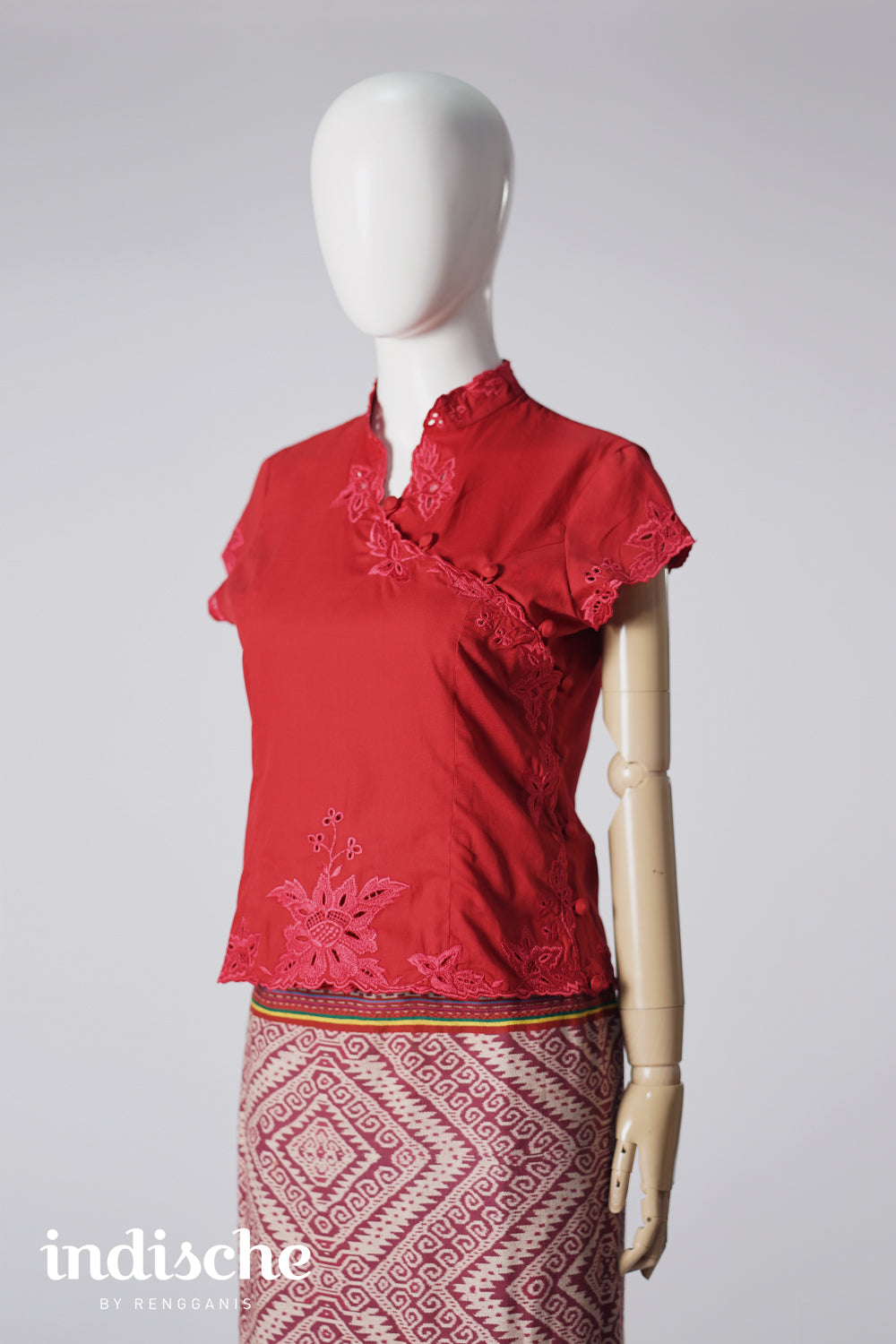 Kebaya Cheongsam in Red