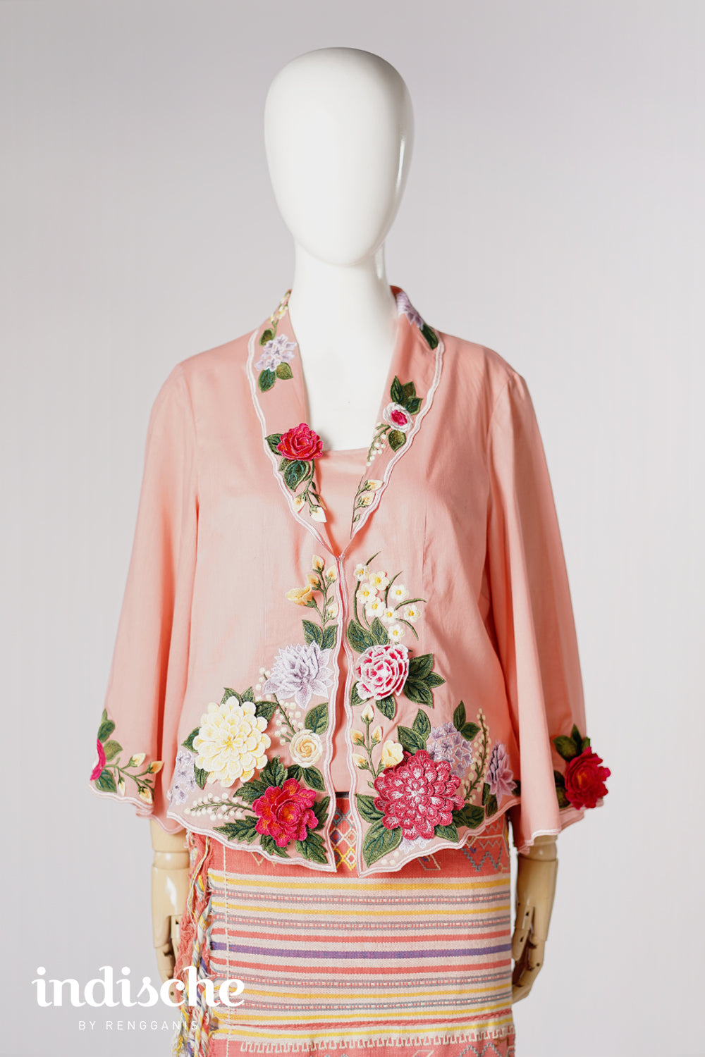 Wild Garden Kebaya in Kimono Sleeves