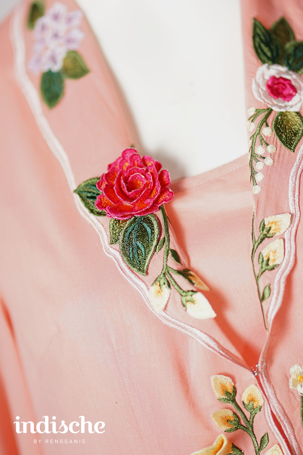 Wild Garden Kebaya in Kimono Sleeves