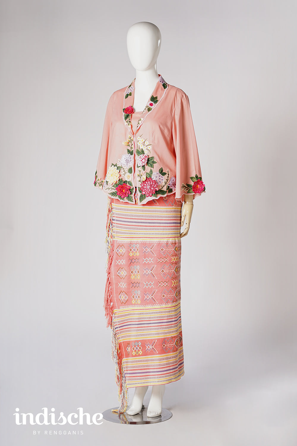 Wild Garden Kebaya in Kimono Sleeves