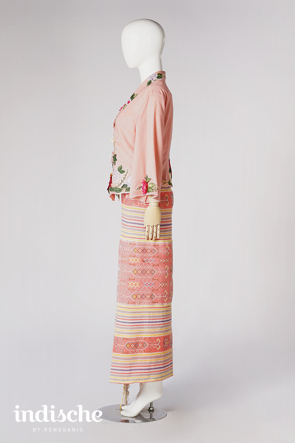Wild Garden Kebaya in Kimono Sleeves