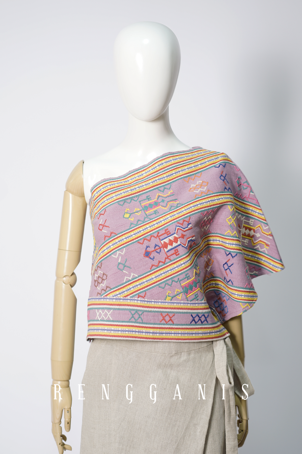 1 Shoulder Top in Buna Ayotupas