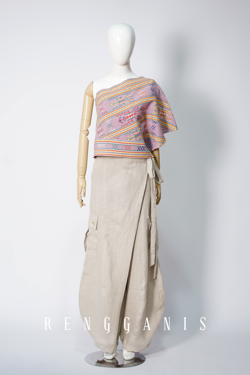 1 Shoulder Top in Buna Ayotupas