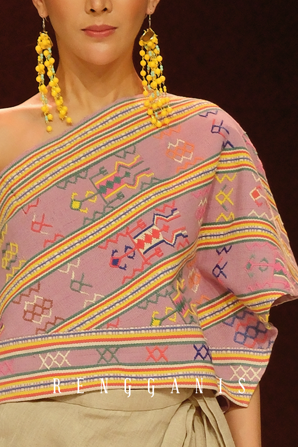 1 Shoulder Top in Buna Ayotupas