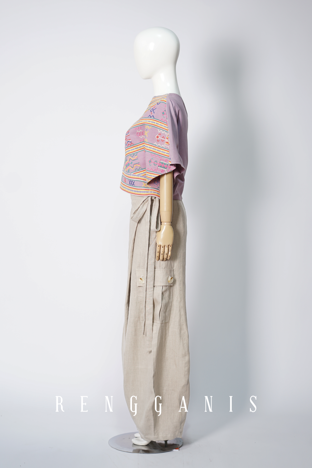 1 Shoulder Top in Buna Ayotupas