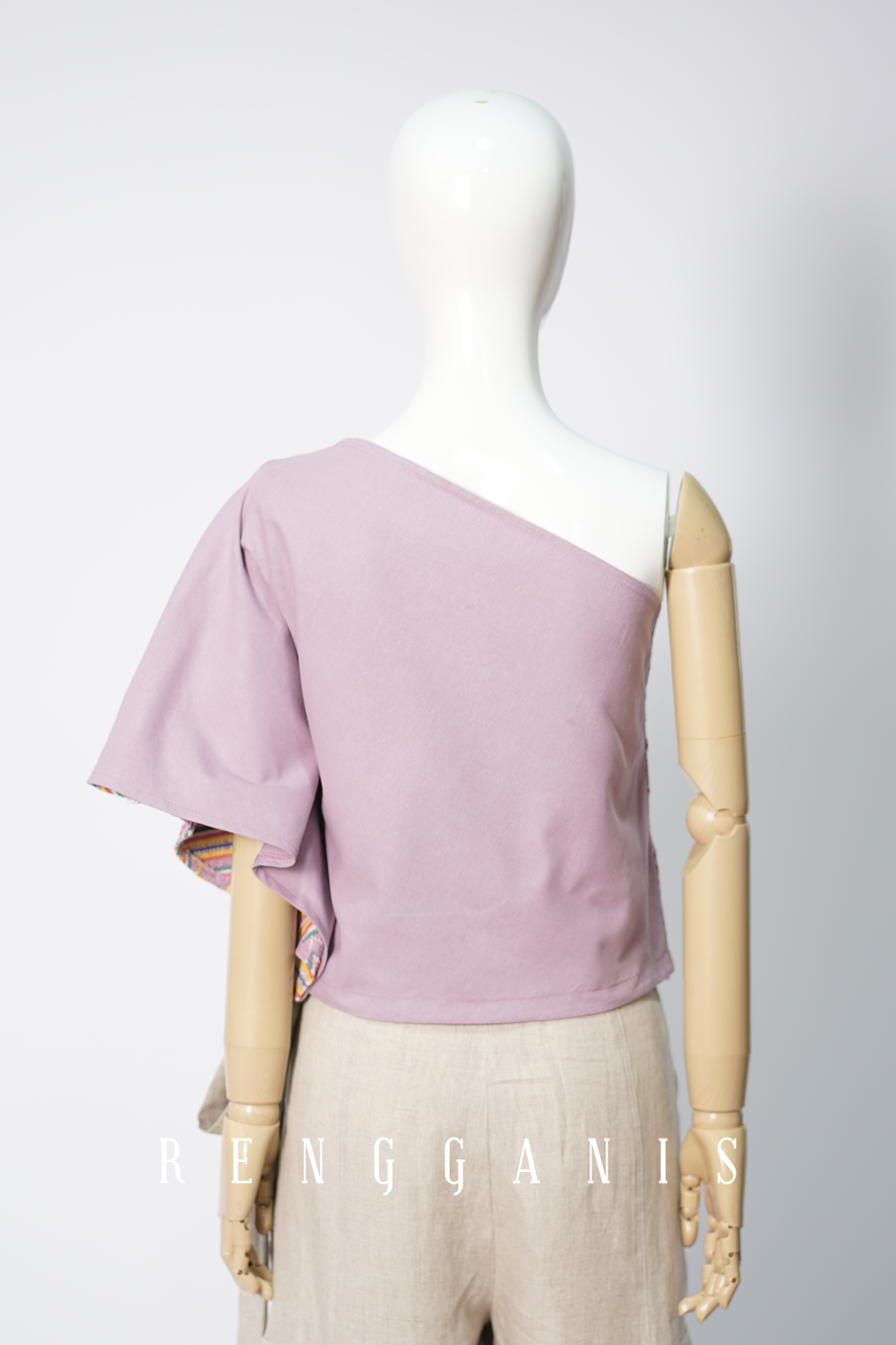 1 Shoulder Top in Buna Ayotupas