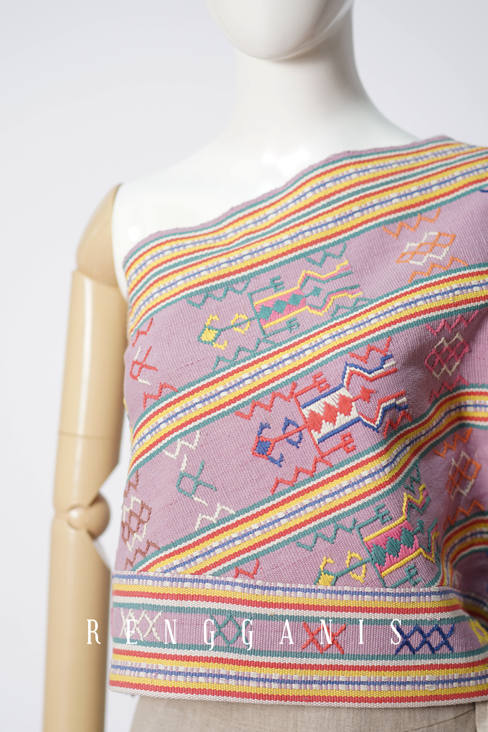 1 Shoulder Top in Buna Ayotupas