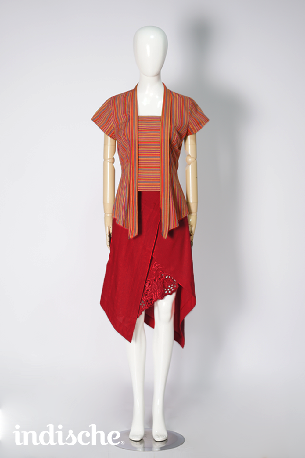 Kebaya Kutubaru in Lurik