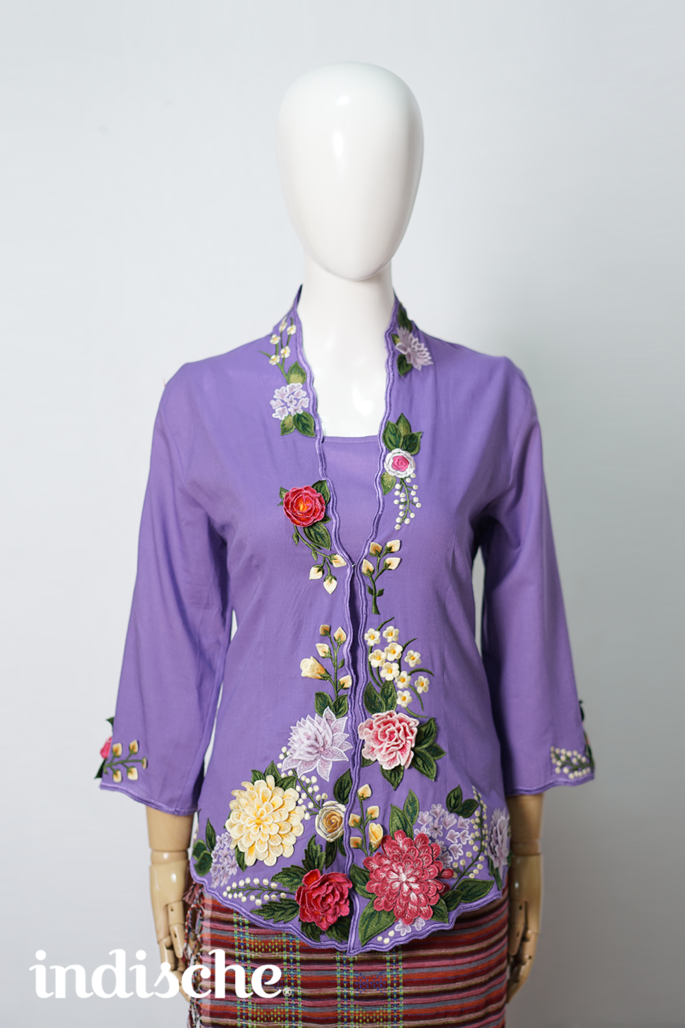 Wild Garden Kebaya in Light Purple