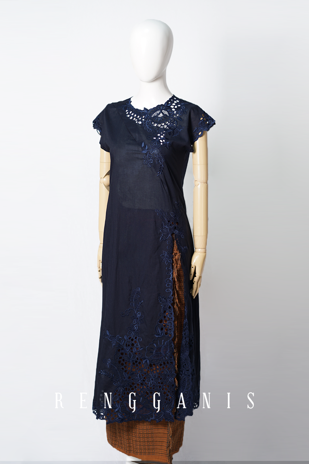 Kahiyang Dress in Navy Blue