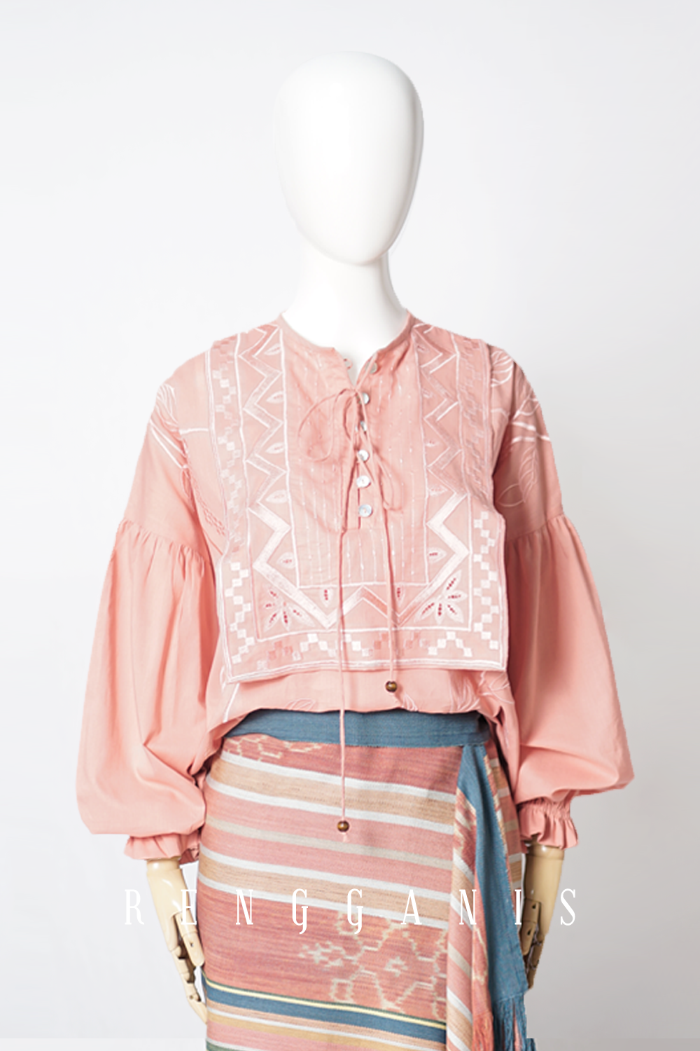 Lada Layered Top with Long Sleeves