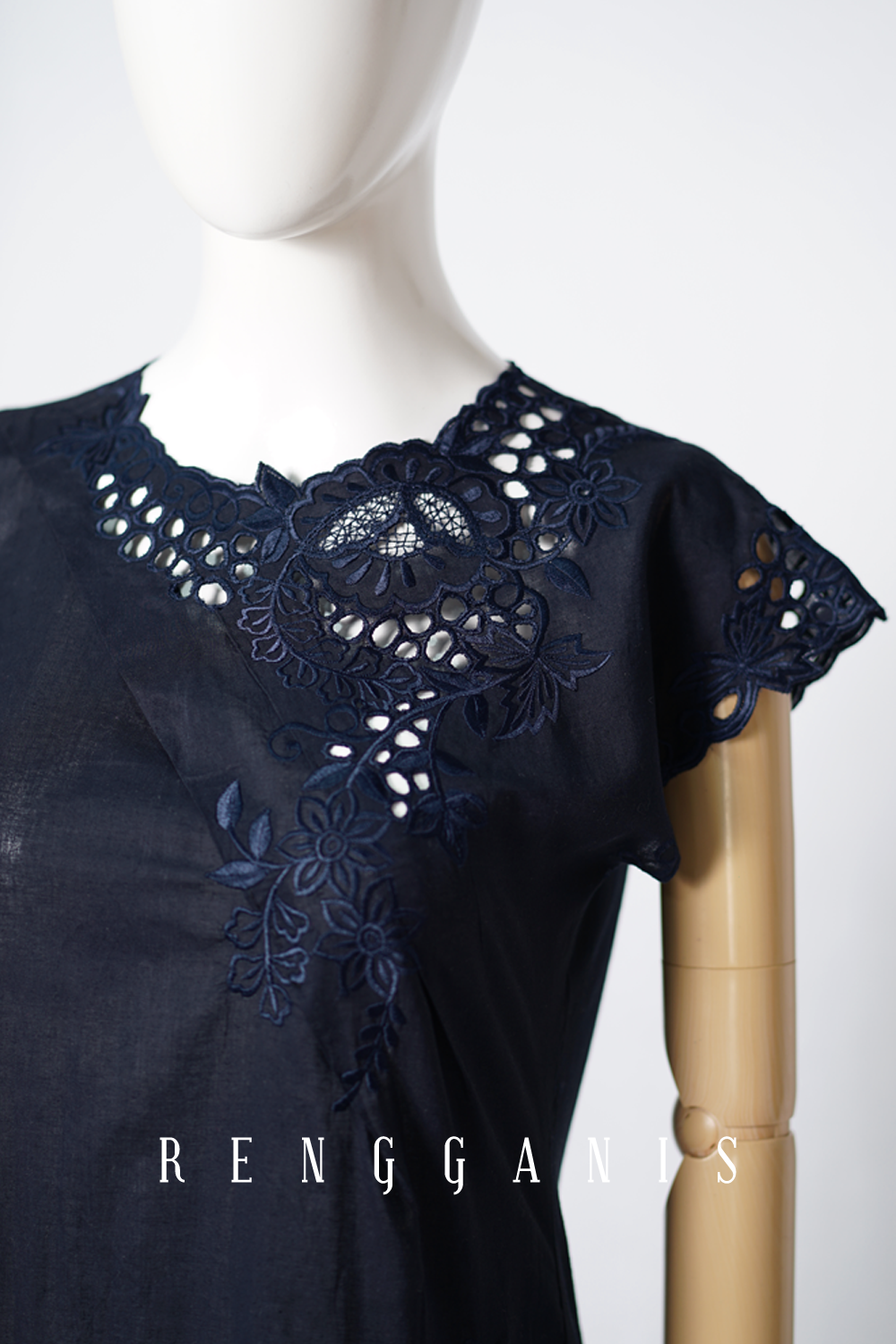 Kahiyang Dress in Navy Blue