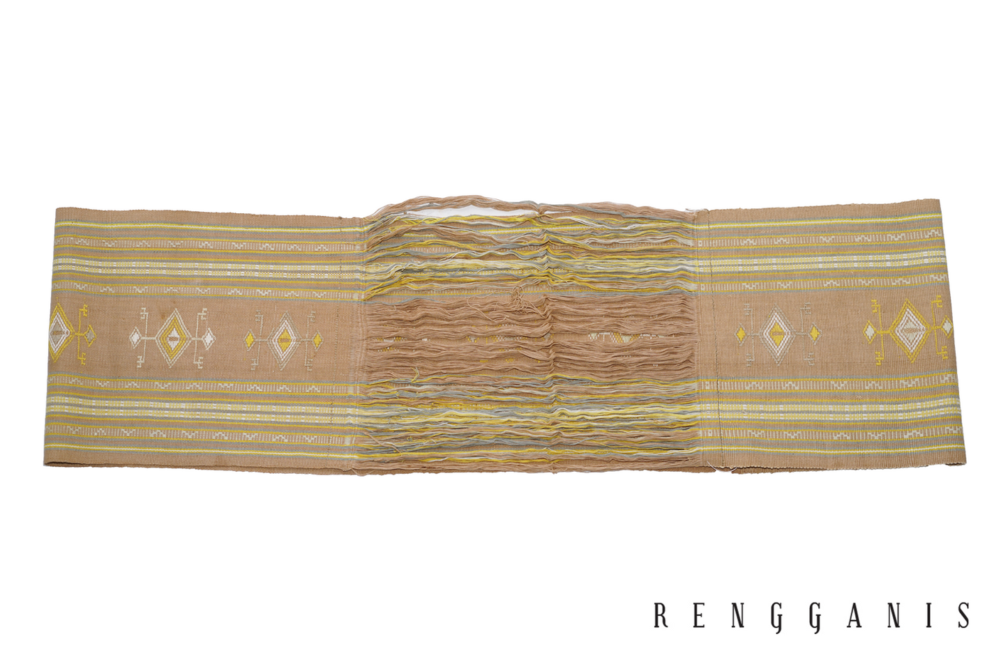 Naturally Dyed Handwoven Scarf from Mandeu