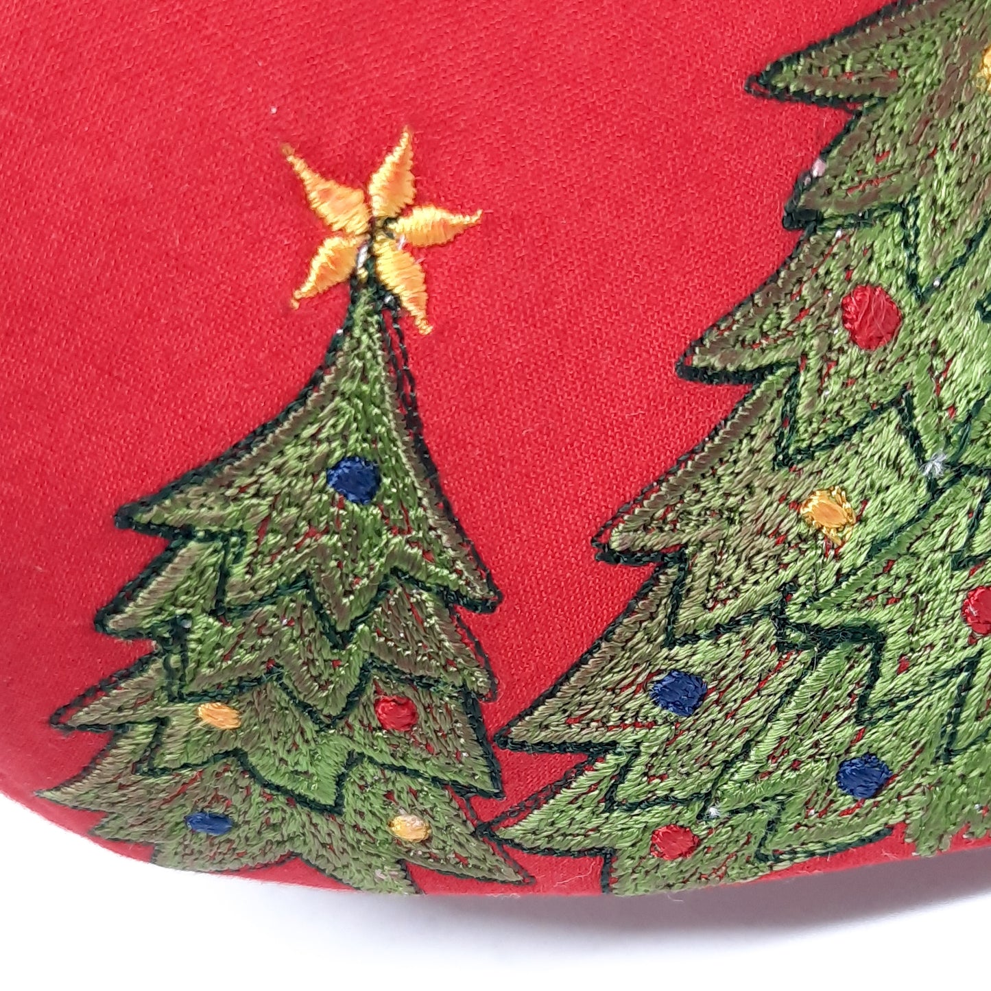 Red Christmas Tree Facemask