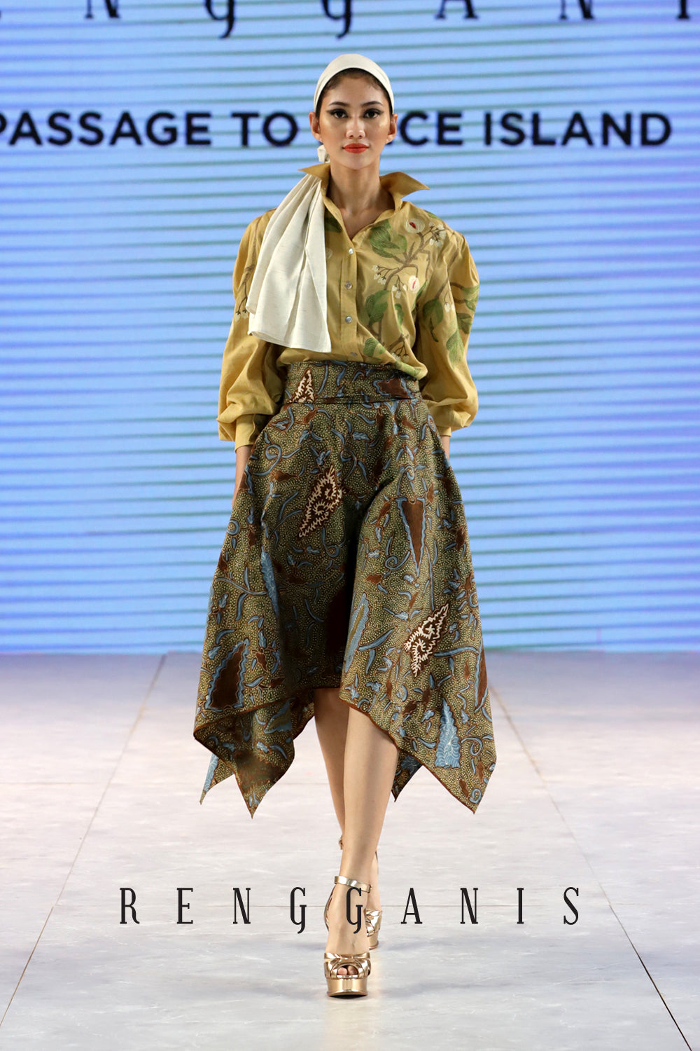 Batik Handkerchief Skirt –