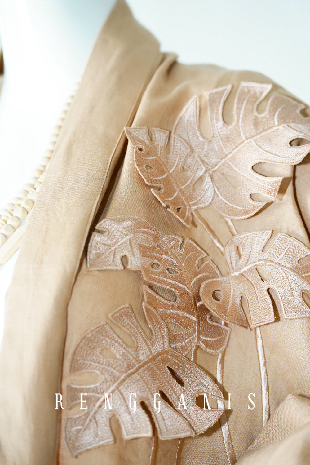 Monstera Kimono Outer in Linen