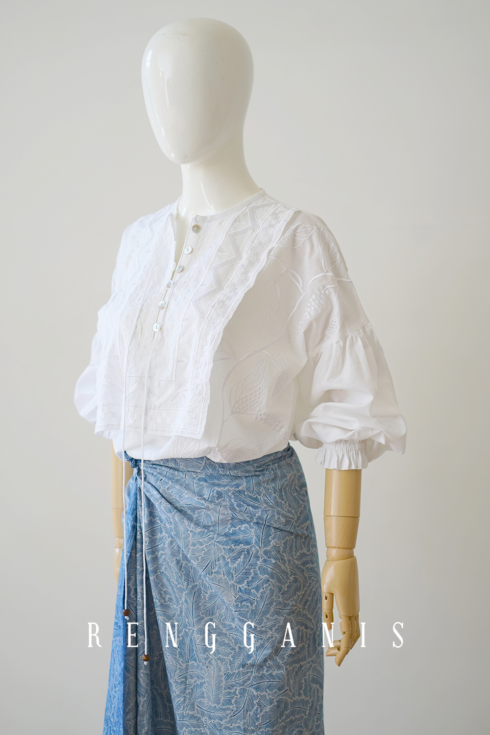 Lada Layered Top with Long Sleeves