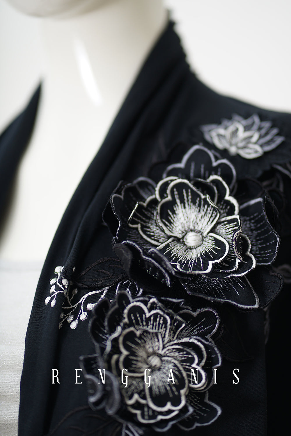 Front Lotus Outer in Kimono Sleeves