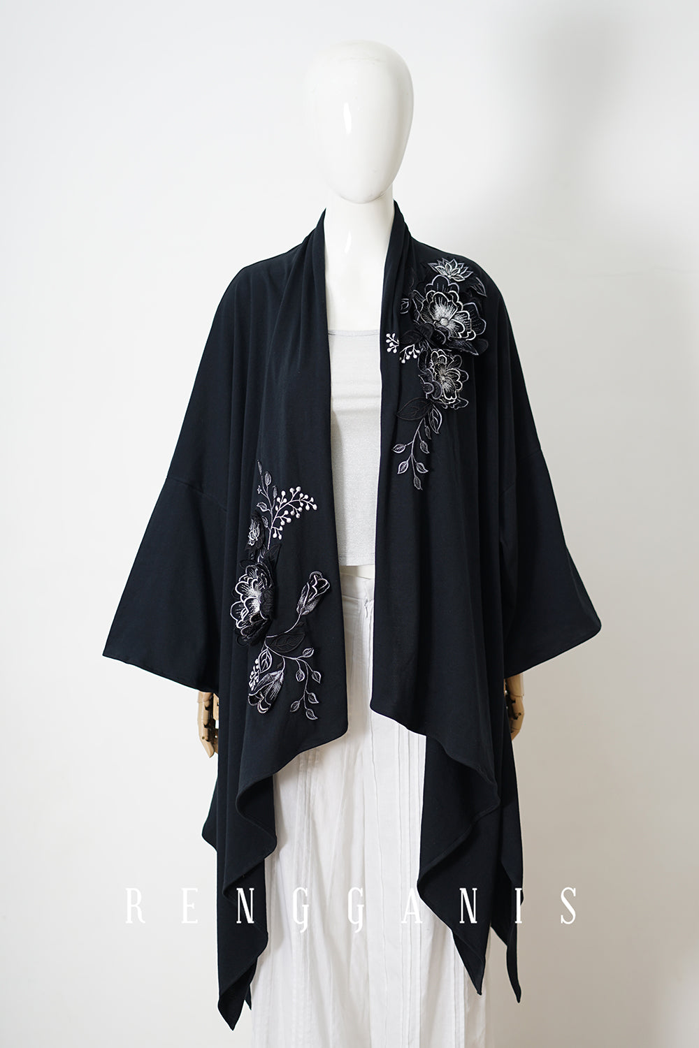 Front Lotus Outer in Kimono Sleeves