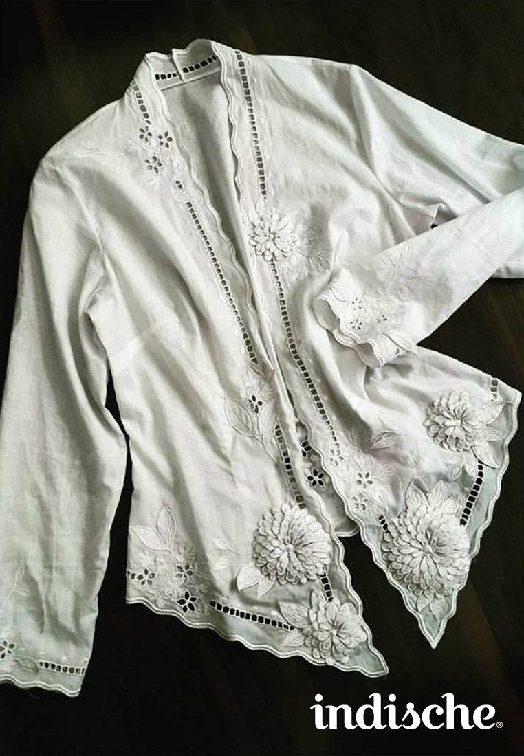 Kebaya Dahlia in White