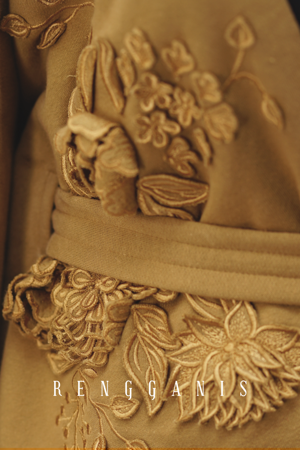 Knit Poncho in Dijon Brown