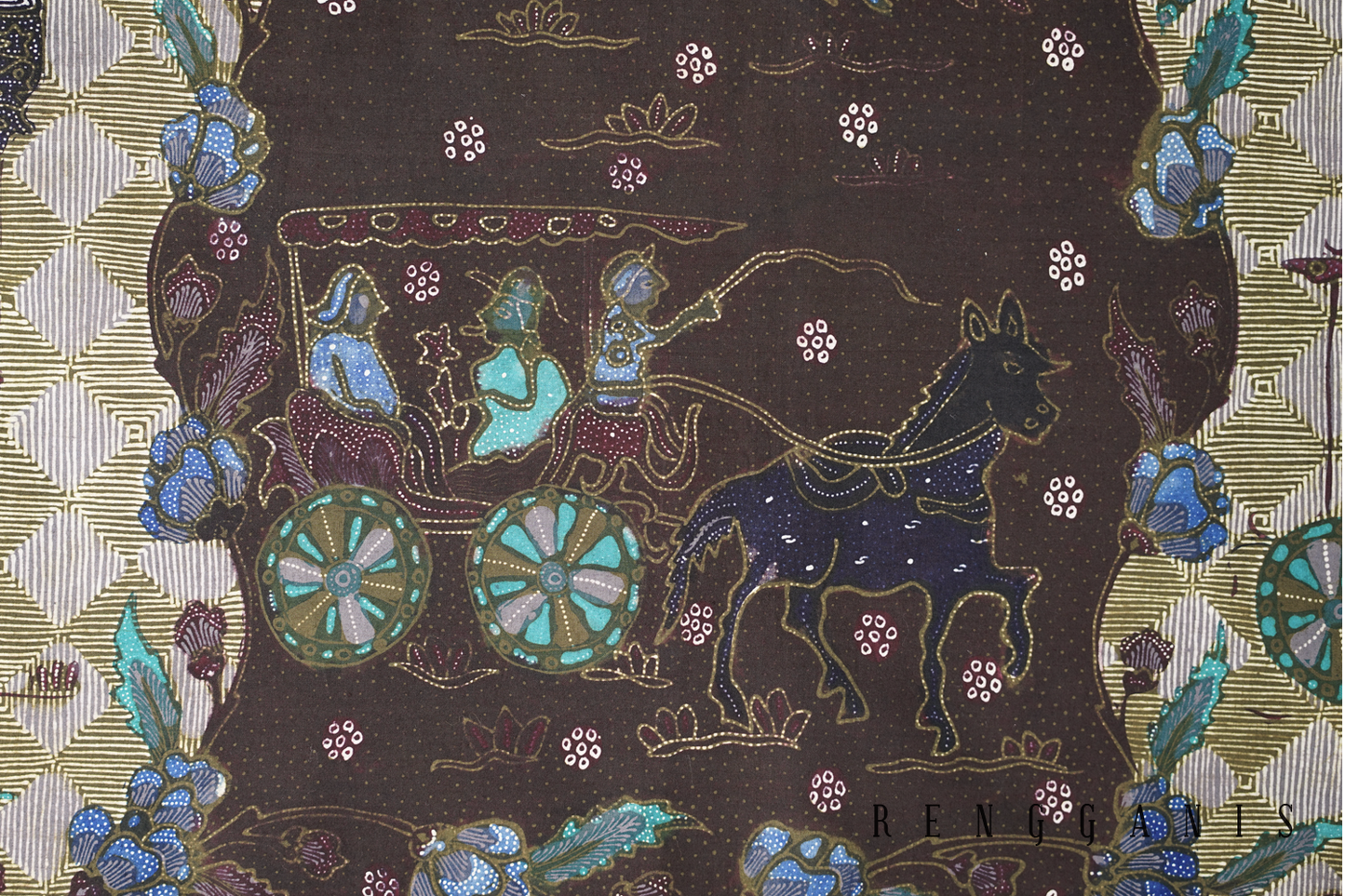 Handdrawn Batik Tulis Dokar from Pekalongan
