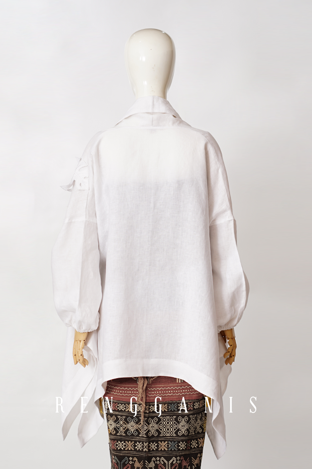 Monstera Kimono Outer in Linen