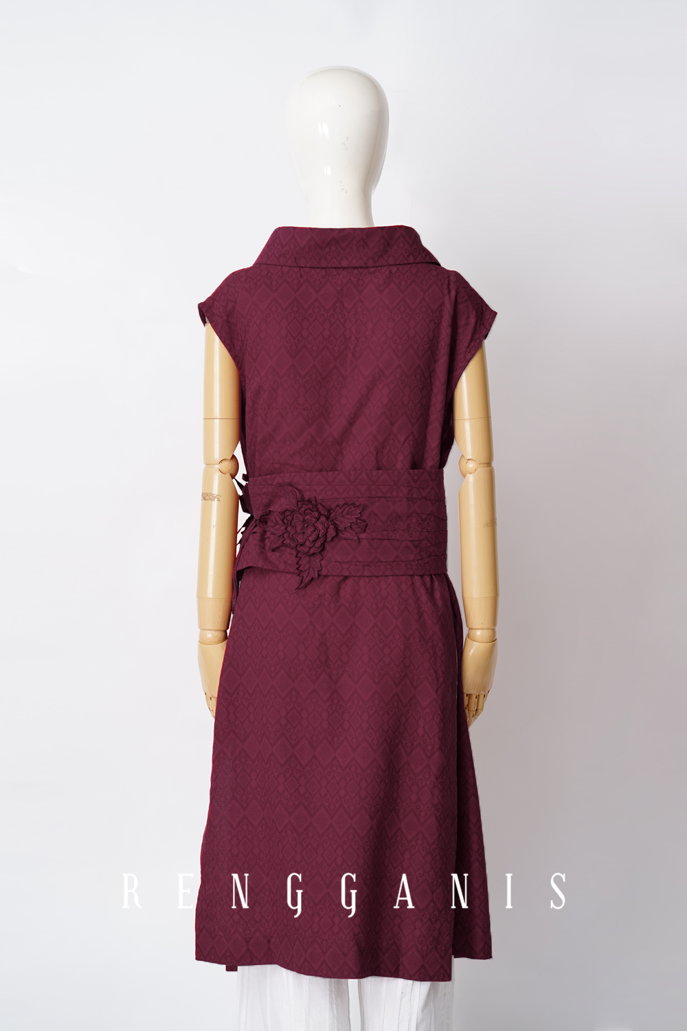 Little Kimono in Maroon